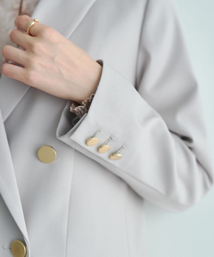 YECCA VECCA「金釦テーラードジャケット」|テーラードジャケット|