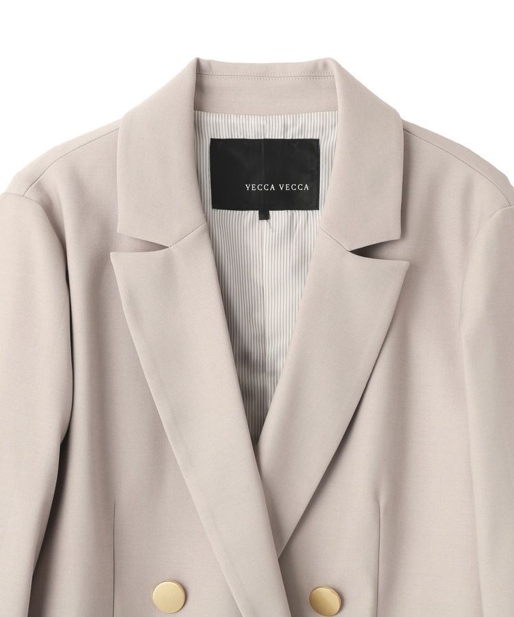 YECCA VECCA「金釦テーラードジャケット」|テーラードジャケット|