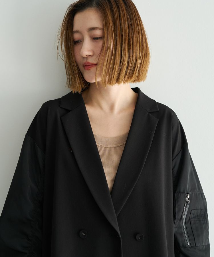 Editt by YECCA VECCA「異素材MIXテーラードジャケット」|テーラードジャケット|