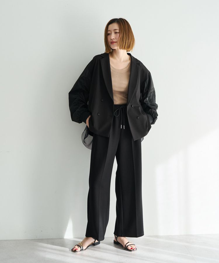 Editt by YECCA VECCA「異素材MIXテーラードジャケット」|テーラードジャケット|