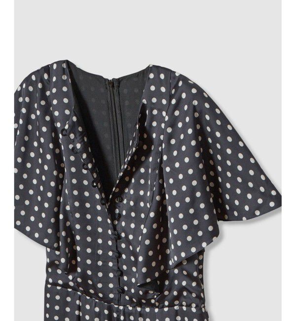 LOULOU WILLOUGHBY「【LOULOU WILLOUGHBY】ペイズリードットオールインワン」|オールインワン|