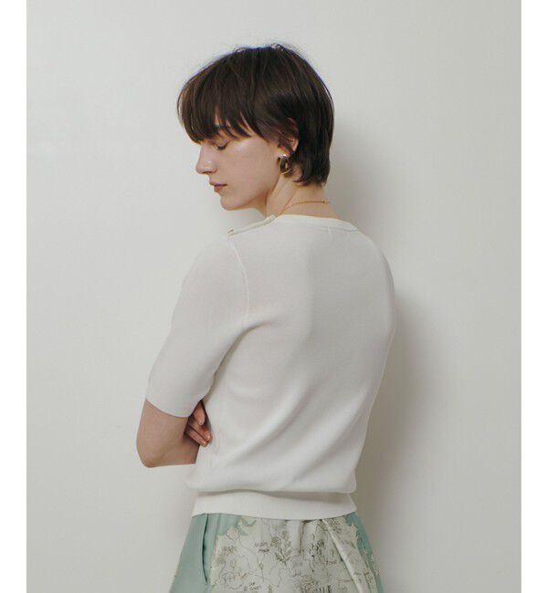 allureville「ソウバリ肩釦クループルオーバー」|ニット・セーター|