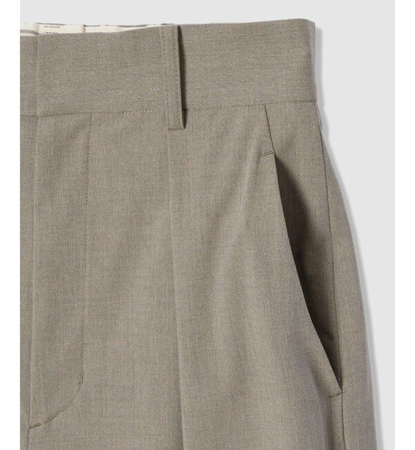 allureville「WEB ルミネ別注 ディープタックパンツ」|チノ|