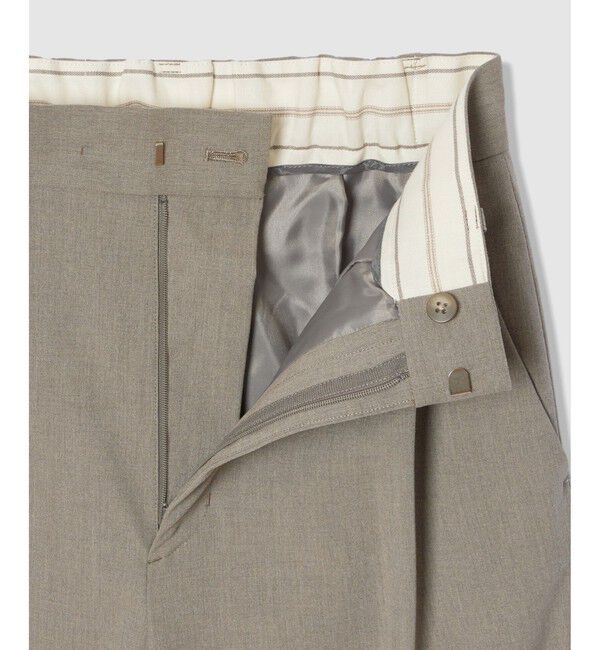 allureville「WEB ルミネ別注 ディープタックパンツ」|チノ|