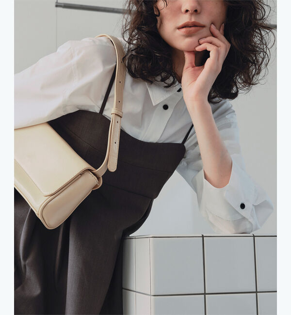 titivate「ロングスリーブクロップドポケットシャツ」|シャツ・ブラウス|