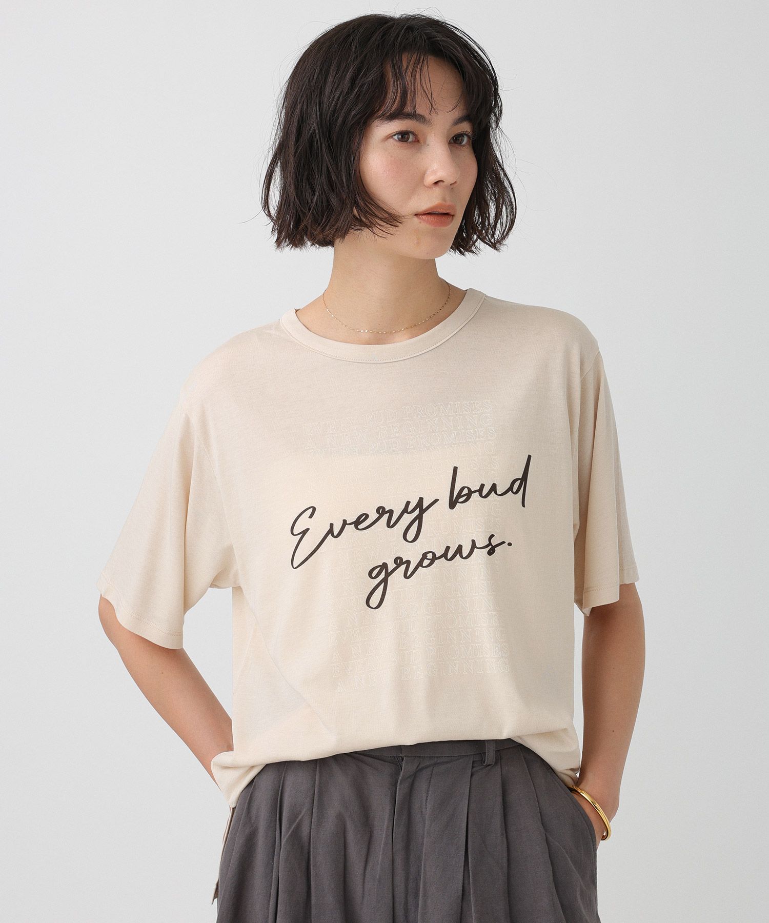  「【81BRANCA】＜別注＞ロゴシアーカットソー」|Tシャツ・カットソー|