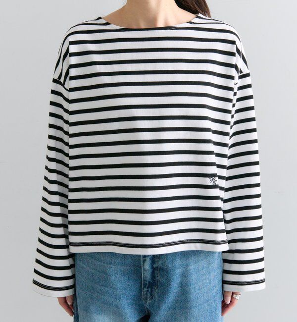  「ボーダーショートカットソー」|Tシャツ・カットソー|