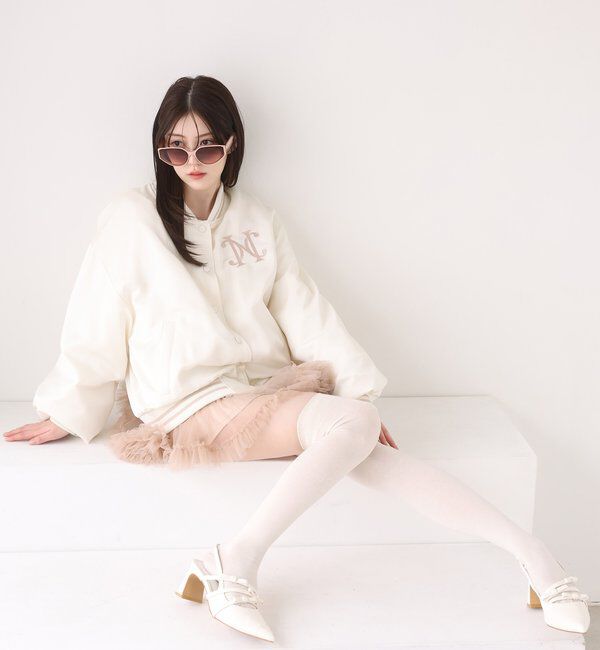  「ロゴ入りスカジャン」|ダウンベスト・ベスト|