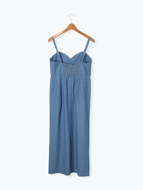 Lugnoncure「デニムキャミソールワンピース《2025summer catalog item》」|ワンピース|