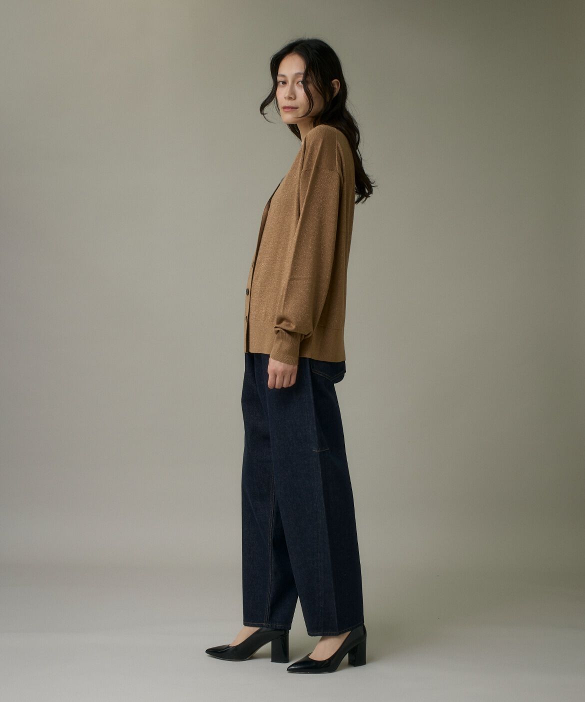 DAY by DAY it&rsquo;s international「Ｖネックラメカーディガン」|カーディガン|