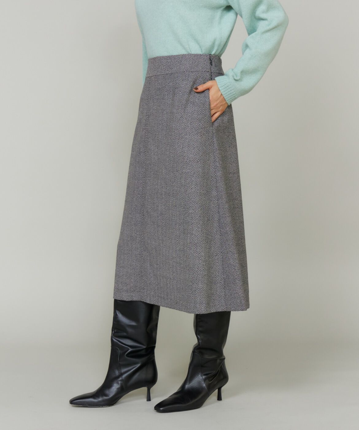 Le Souk「《大きいサイズ》Aラインスカート」|台形|