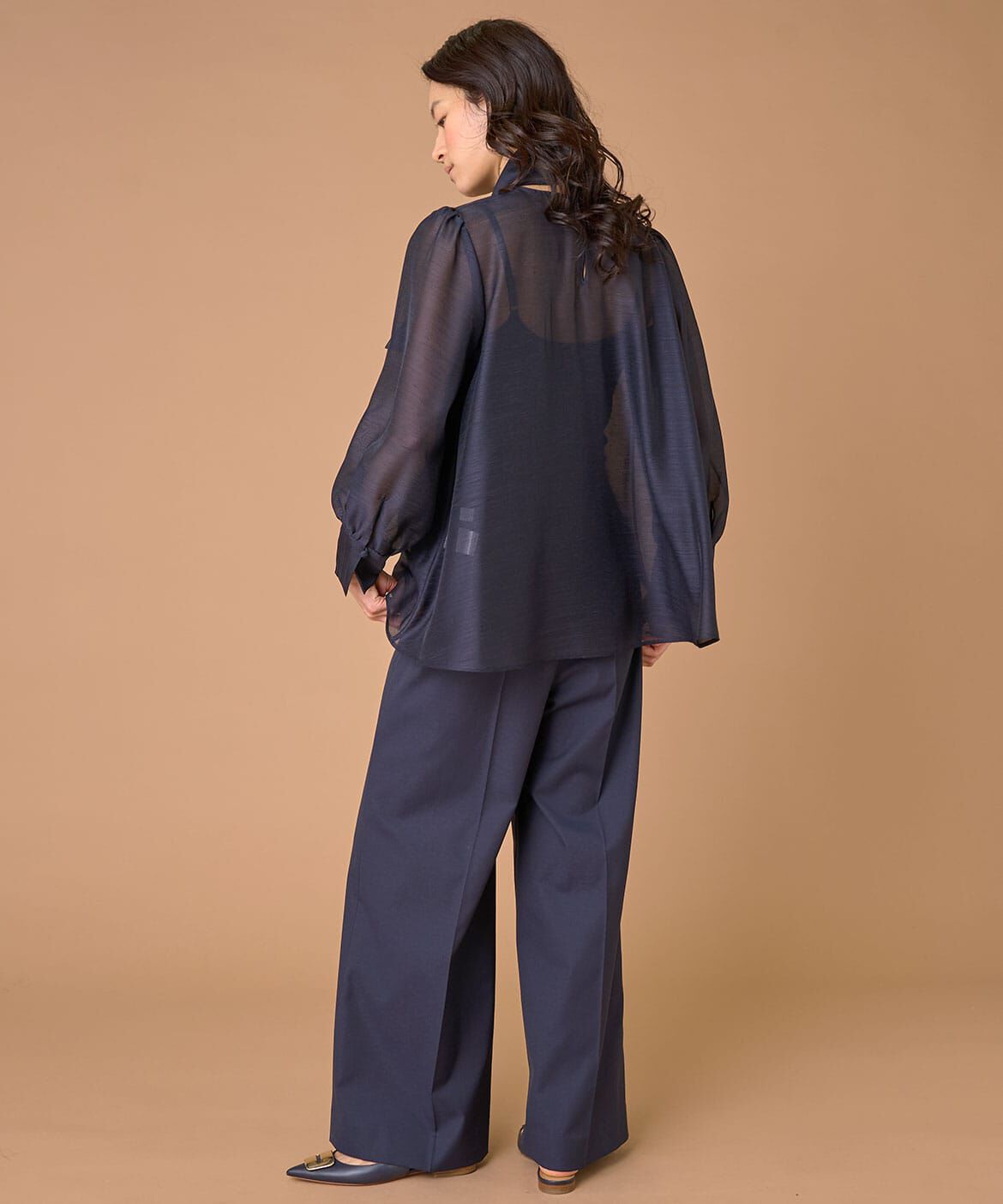 INED「2WAYボウタイブラウス」|シャツ・ブラウス|