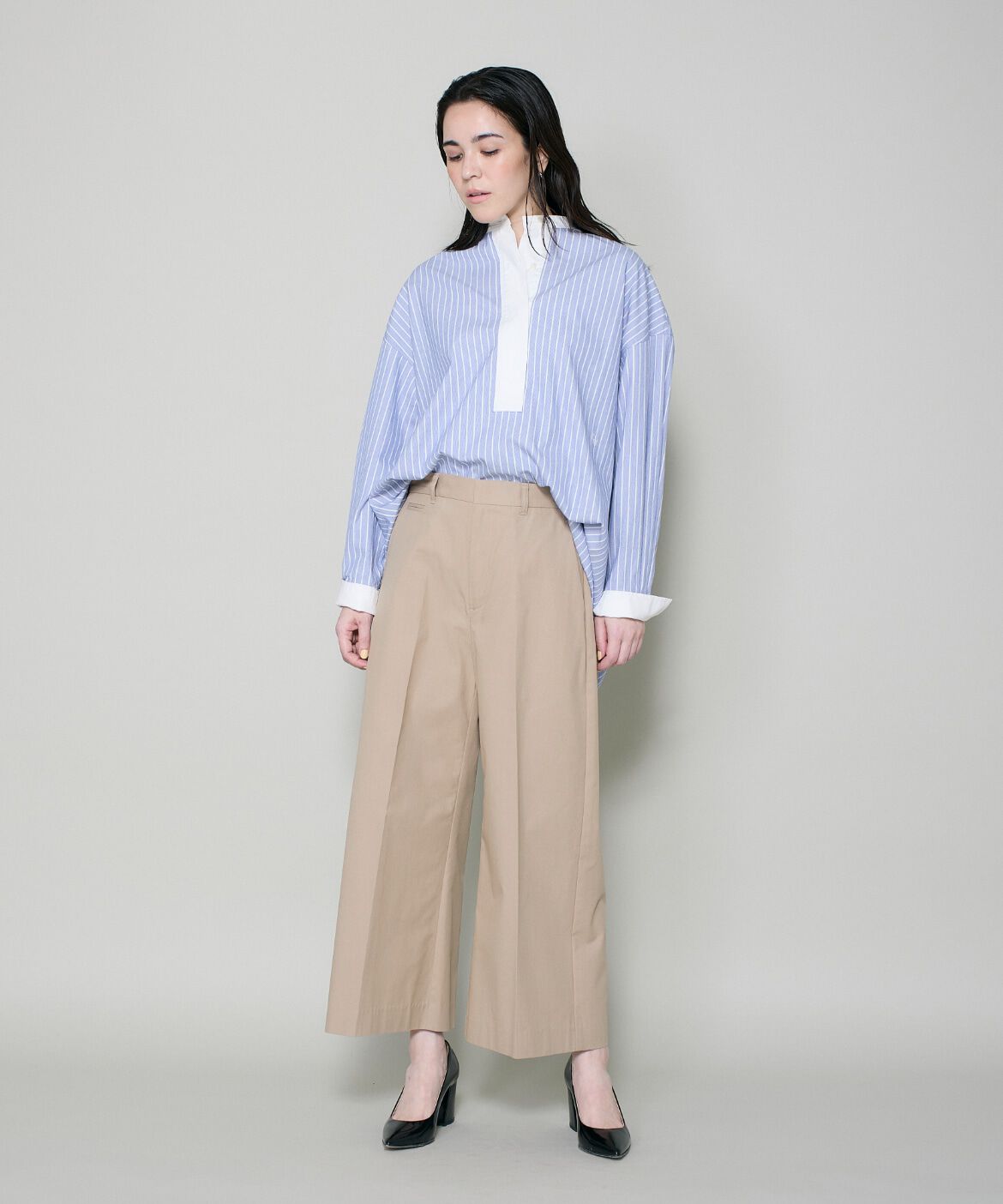 DAY by DAY it&rsquo;s international「強撚チノワイドクロップドパンツ」|チノ|