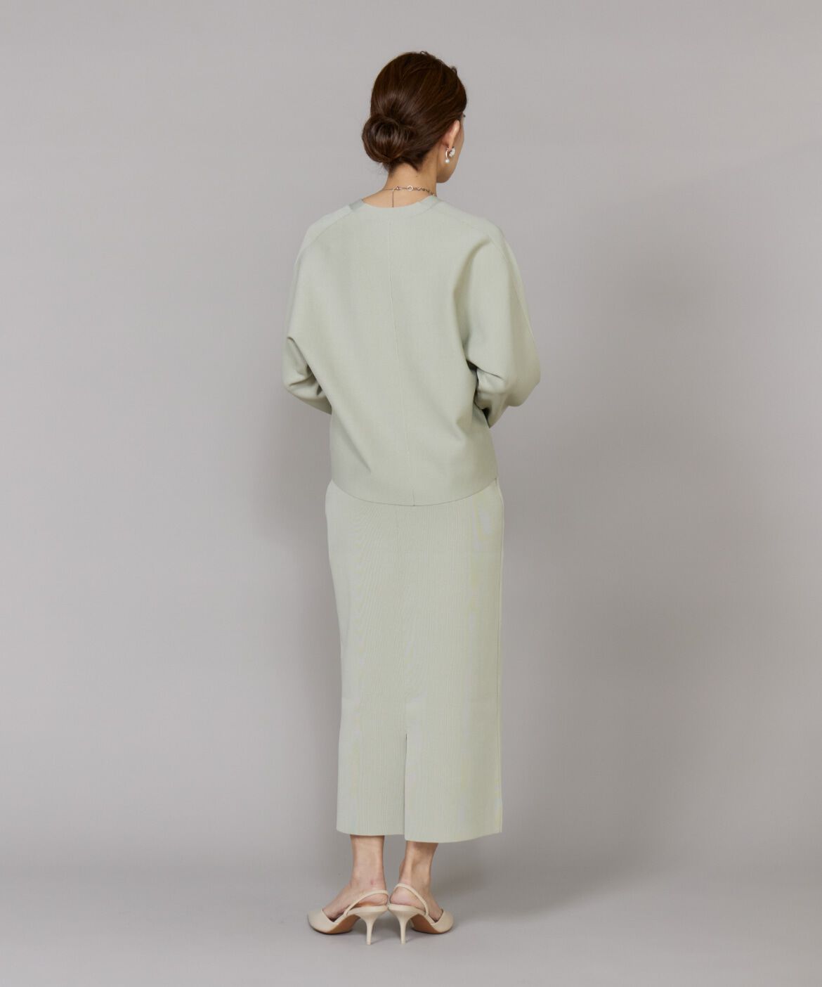 Le Souk「《大きいサイズ》ドルマンスリーブニットカーディガン」|カーディガン|