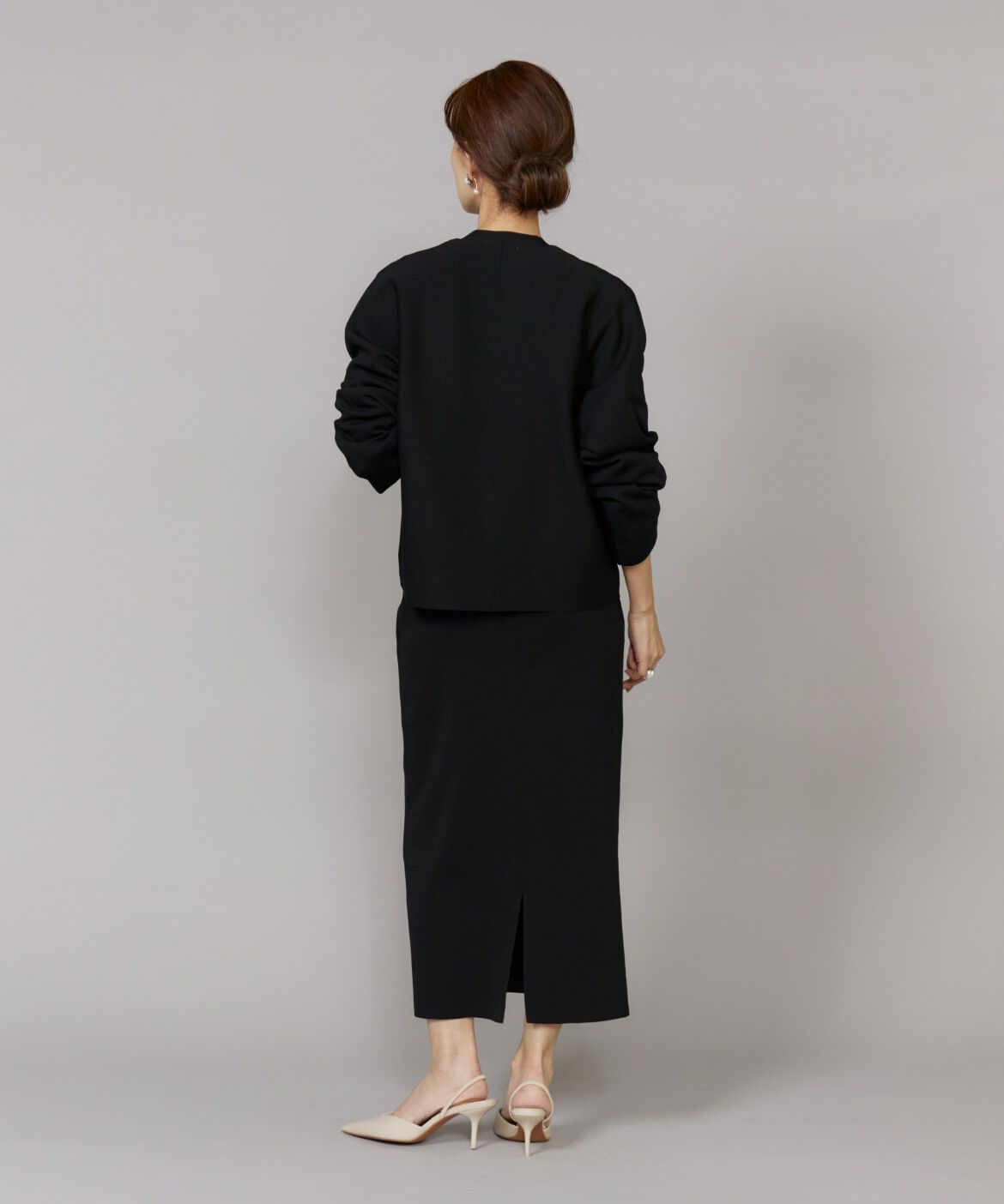 Le Souk「《大きいサイズ》ドルマンスリーブニットカーディガン」|カーディガン|