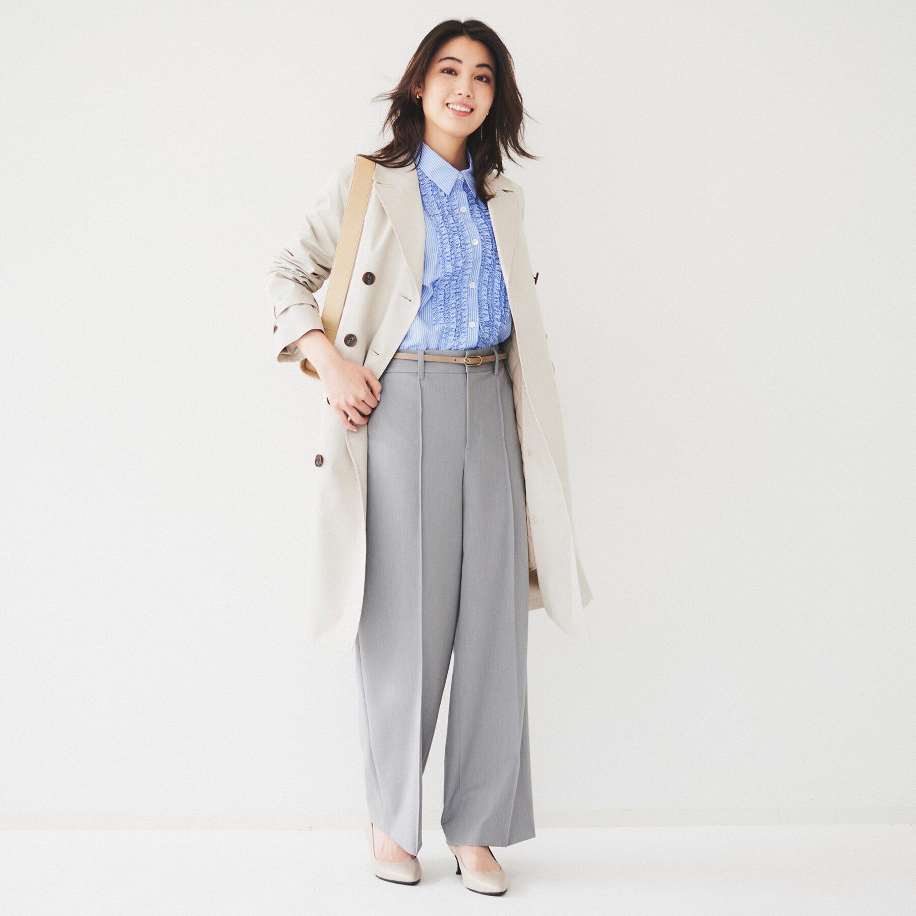 UNTITLED「【オフィス/ハレの日】ライナー付きトレンチコート」|トレンチコート|