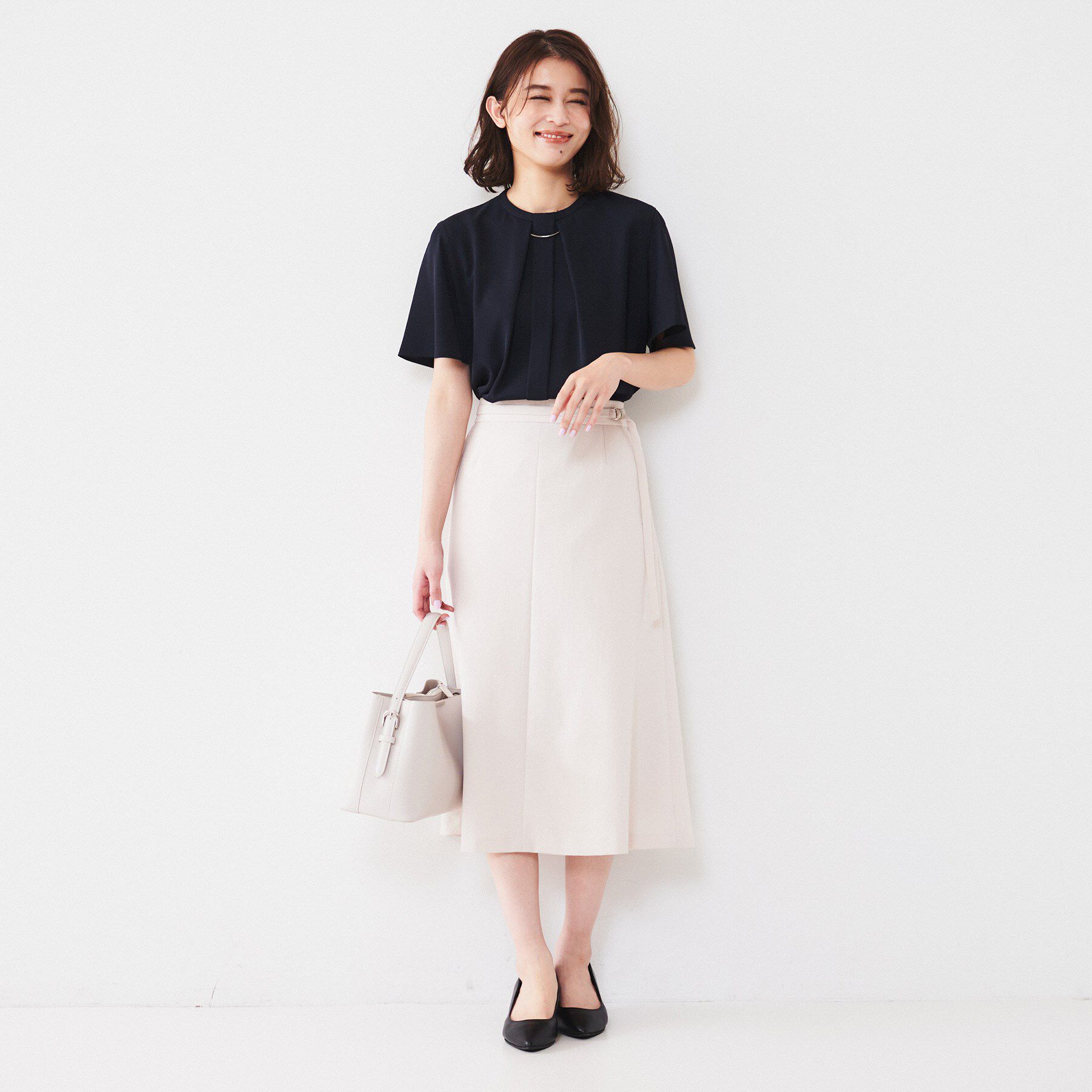 UNTITLED「【通勤／二の腕カバー】メタルパーツブラウス」|シャツ・ブラウス|