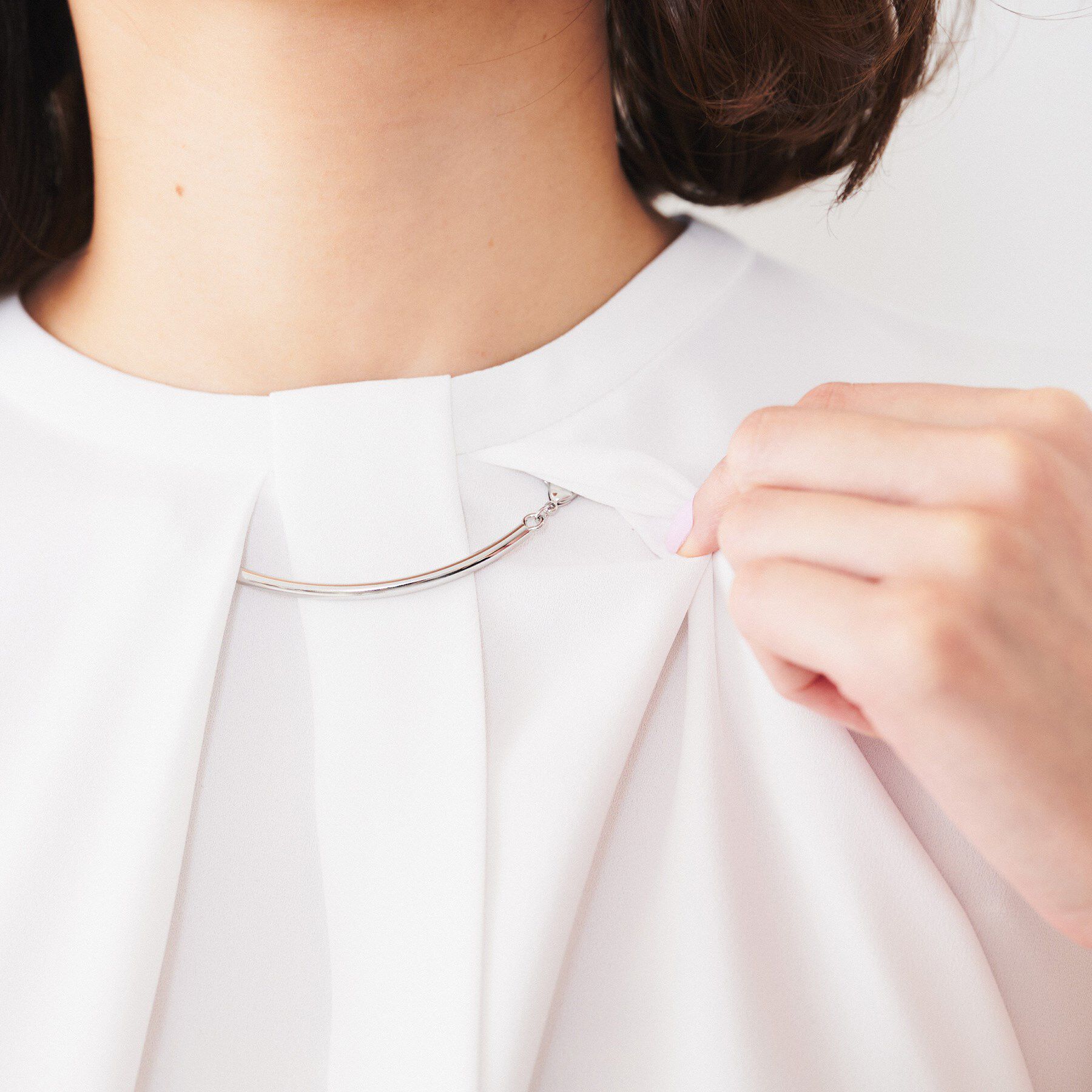 UNTITLED「【通勤／二の腕カバー】メタルパーツブラウス」|シャツ・ブラウス|