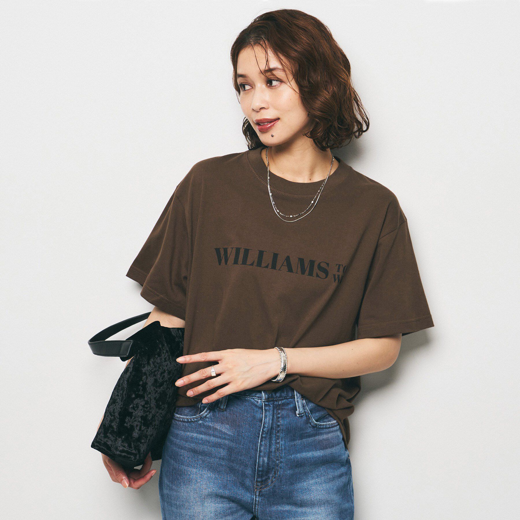 UNTITLED「【Healthy DENIM】Williams TownロゴTシャツ」|Tシャツ・カットソー|