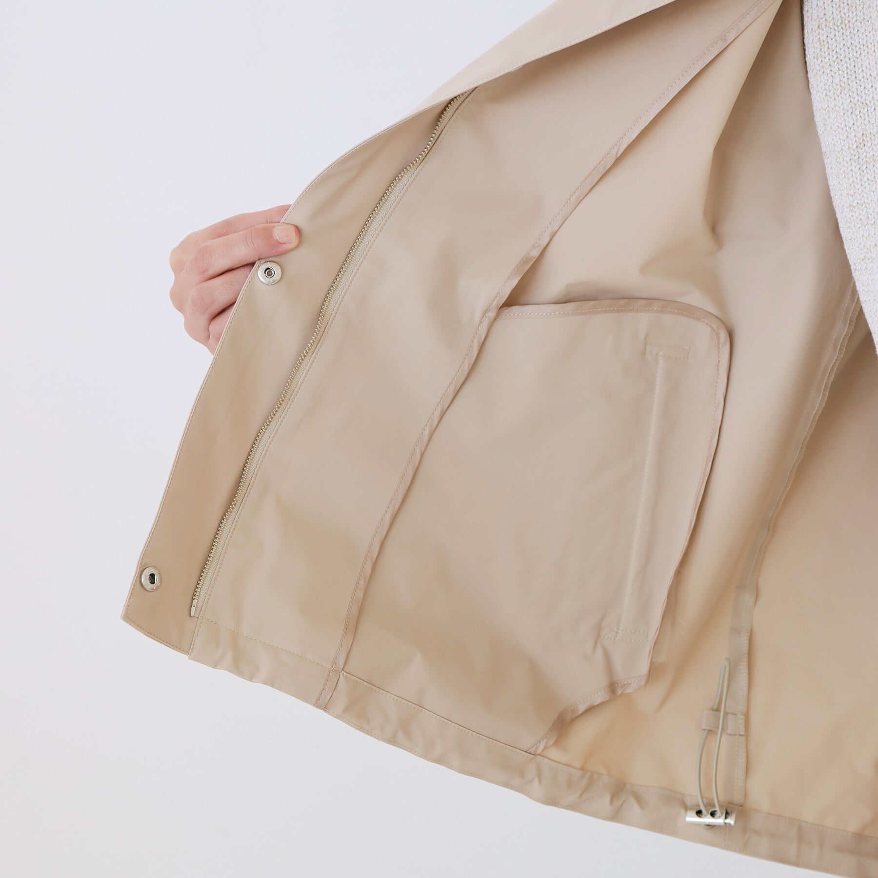 COUP DE CHANCE「【手洗い可／裏地なし／袖プッシュアップ可／フード取外し可】マウンテンパーカー」|ブルゾン・スタジャン|