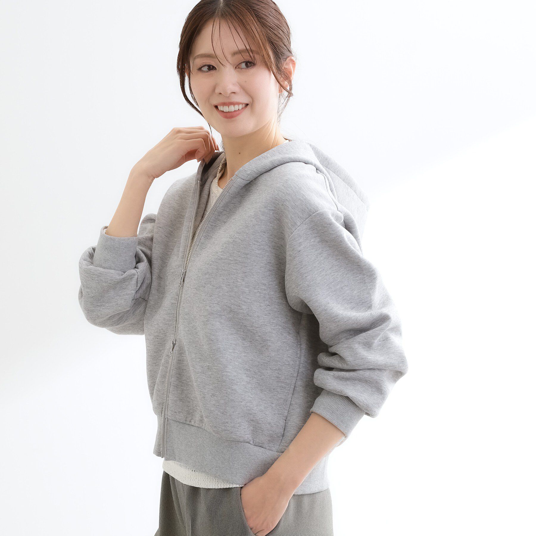 Reflect「ダブルジップドロップショルダーパーカー」|パーカー|