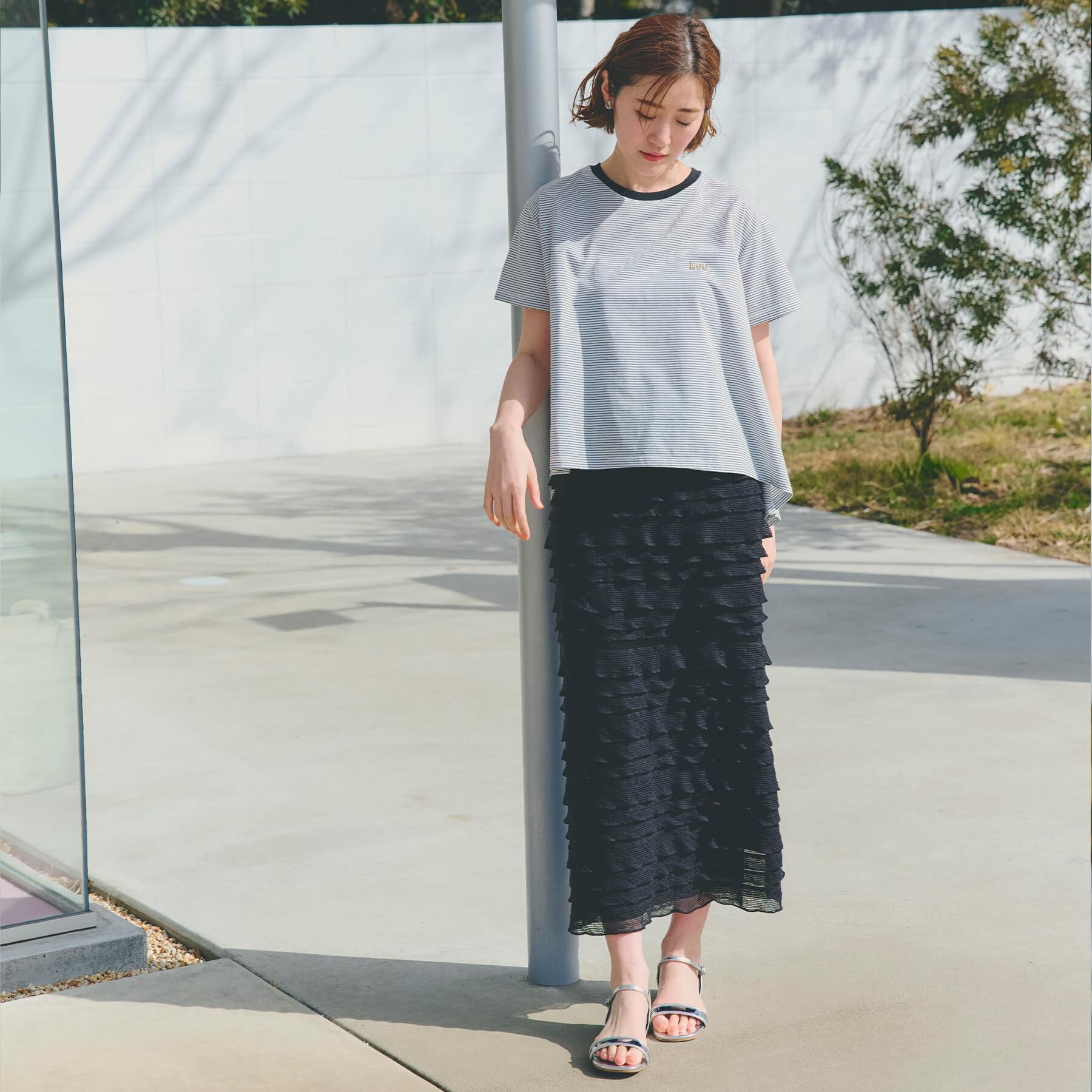 grove「【Lee&times;grove別注】HALF SLEEVE FLARE T-SHIRTS」|Tシャツ・カットソー|