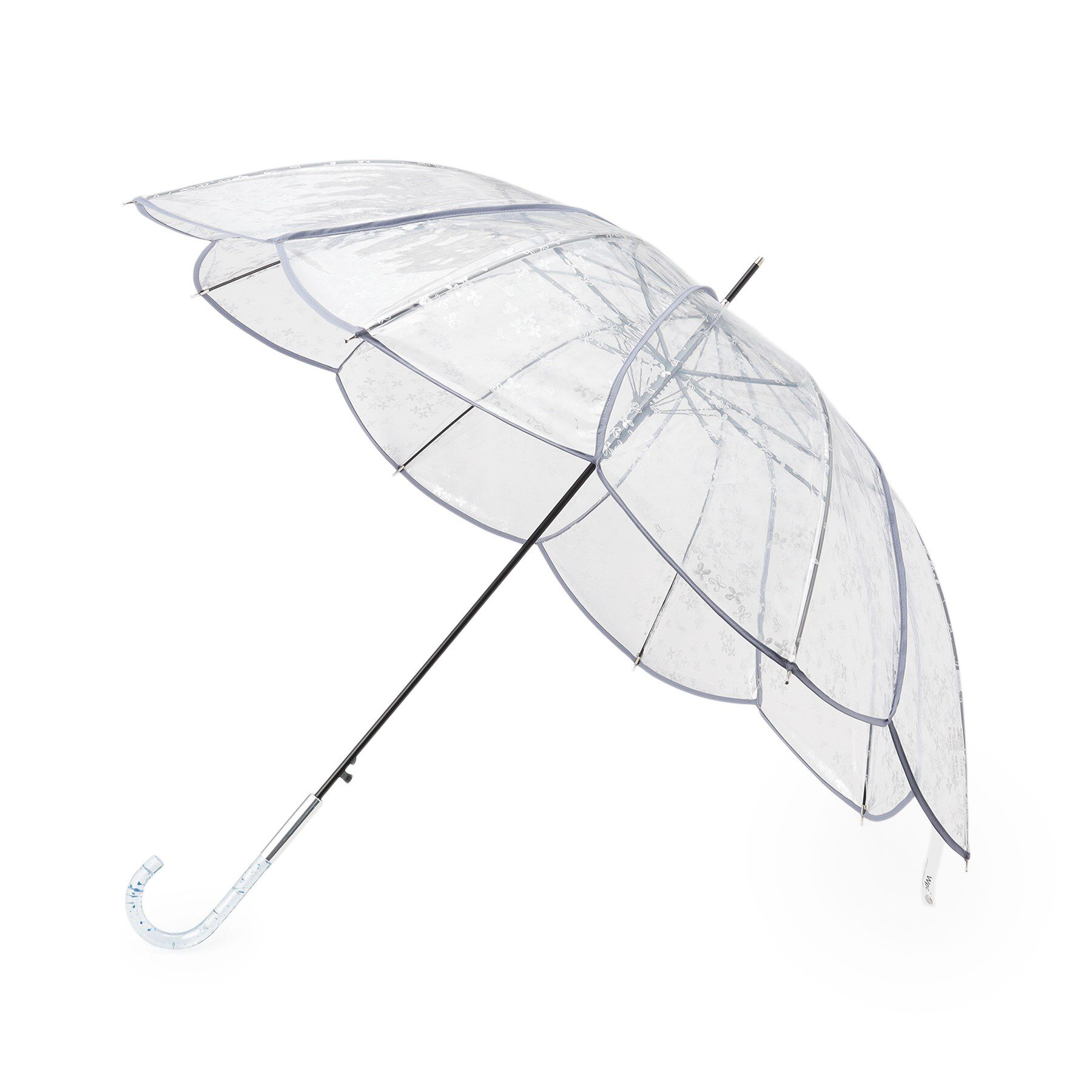 grove「プラスティックアンブレラ キンモクセイ ギンモクセイ」|傘|シルバー(006)