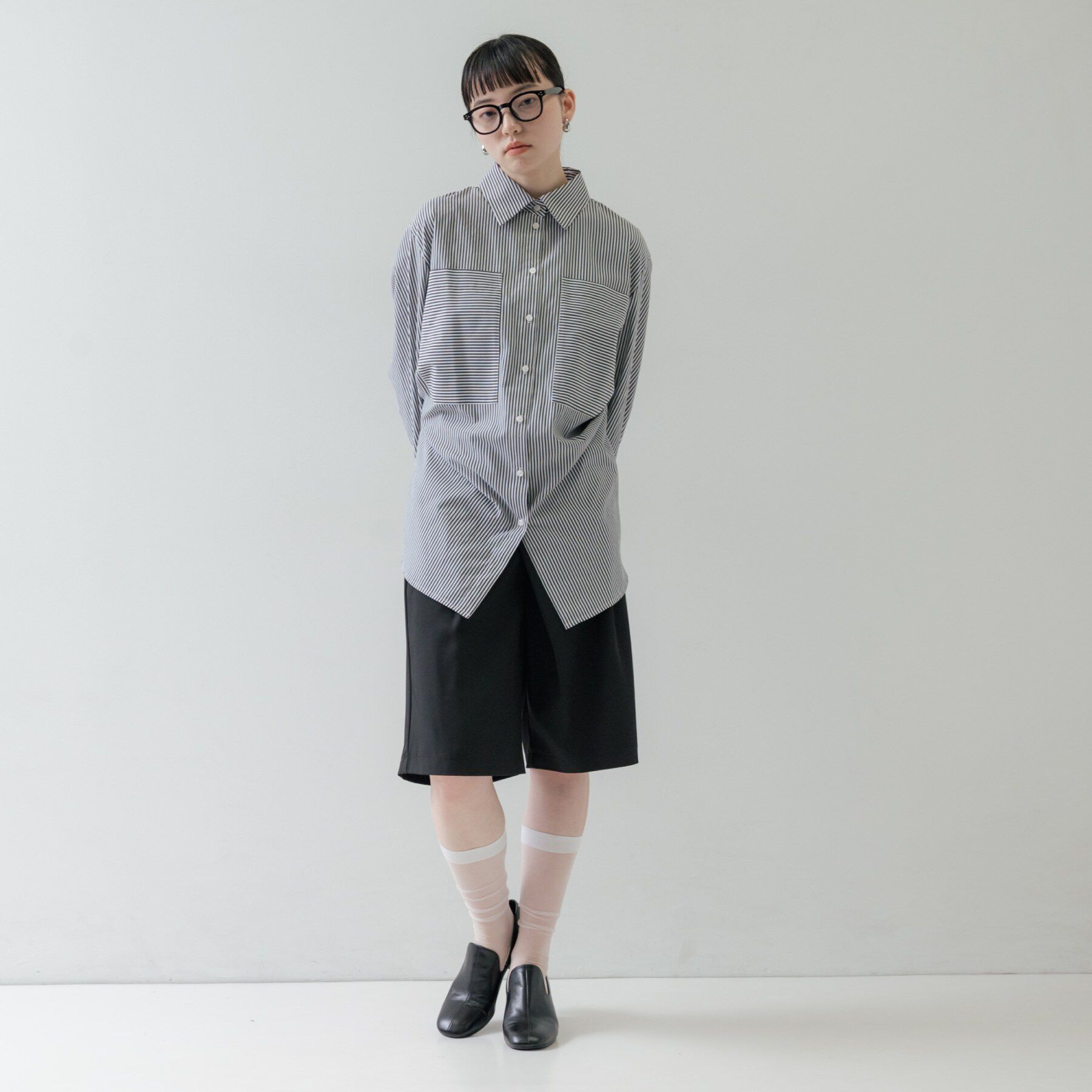 GALLEST「Timeless｜ビッグポケットフォルムシャツ【接触冷感】」|シャツ・ブラウス|