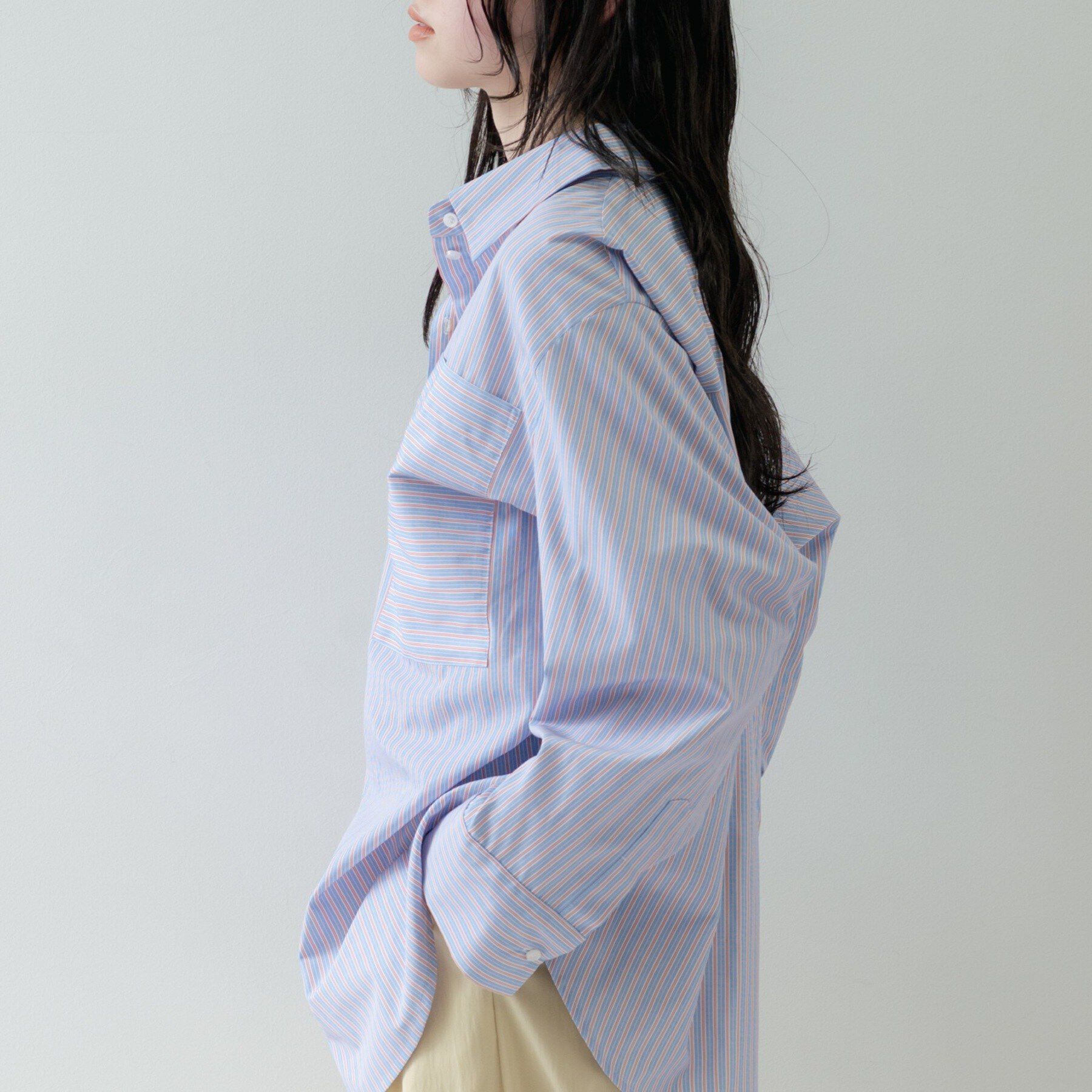 GALLEST「Timeless｜ビッグポケットフォルムシャツ【接触冷感】」|シャツ・ブラウス|