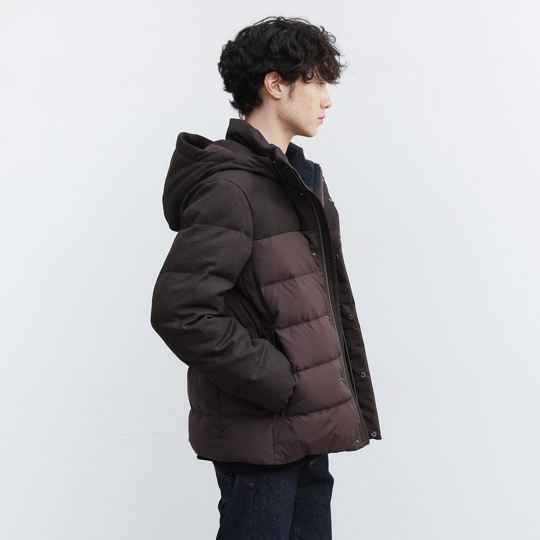 TAKEO KIKUCHI「カラーコンビ ダウンブルゾン」|ダウン|