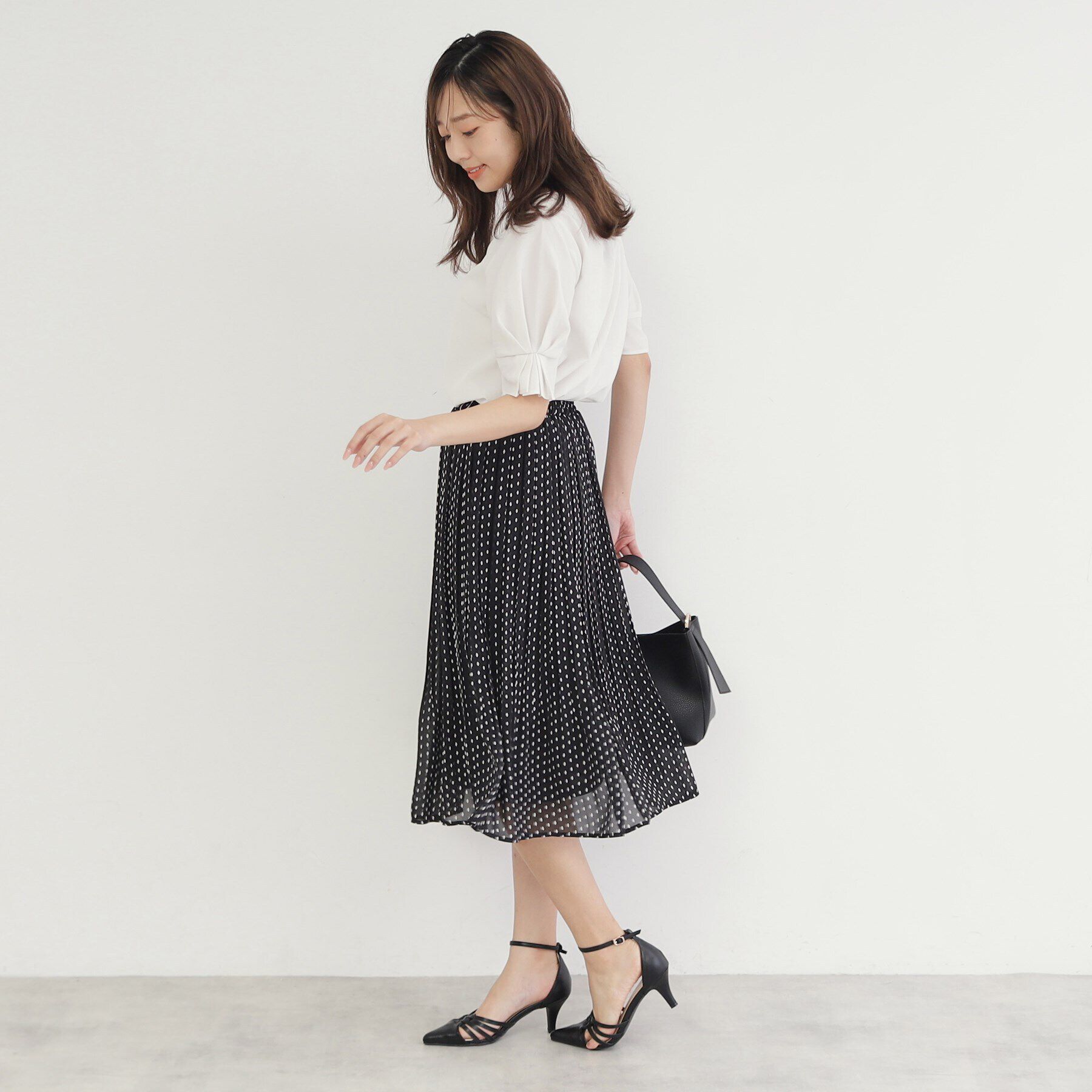 index「《新色追加》タックスリーブブラウス【洗濯機洗い可/吸水速乾/防シワ/抗ピル】」|シャツ・ブラウス|