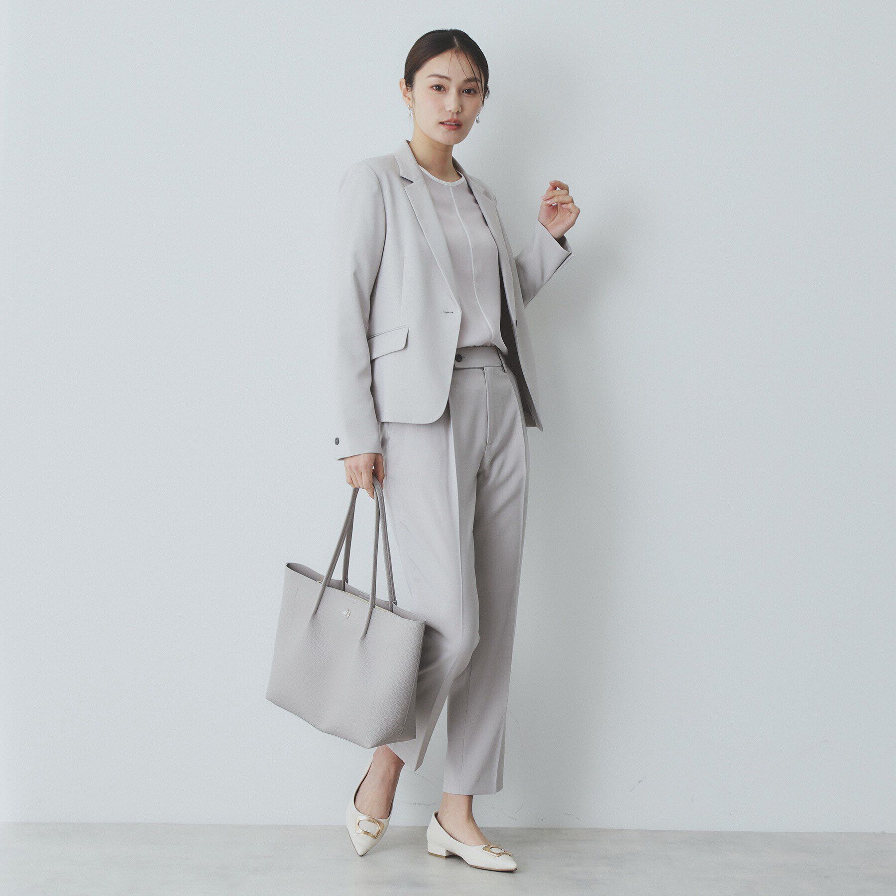 index「ドライタッチストレッチテーパードパンツ/セットアップ対応【洗濯機洗い可/イージーアイロン】」|その他|