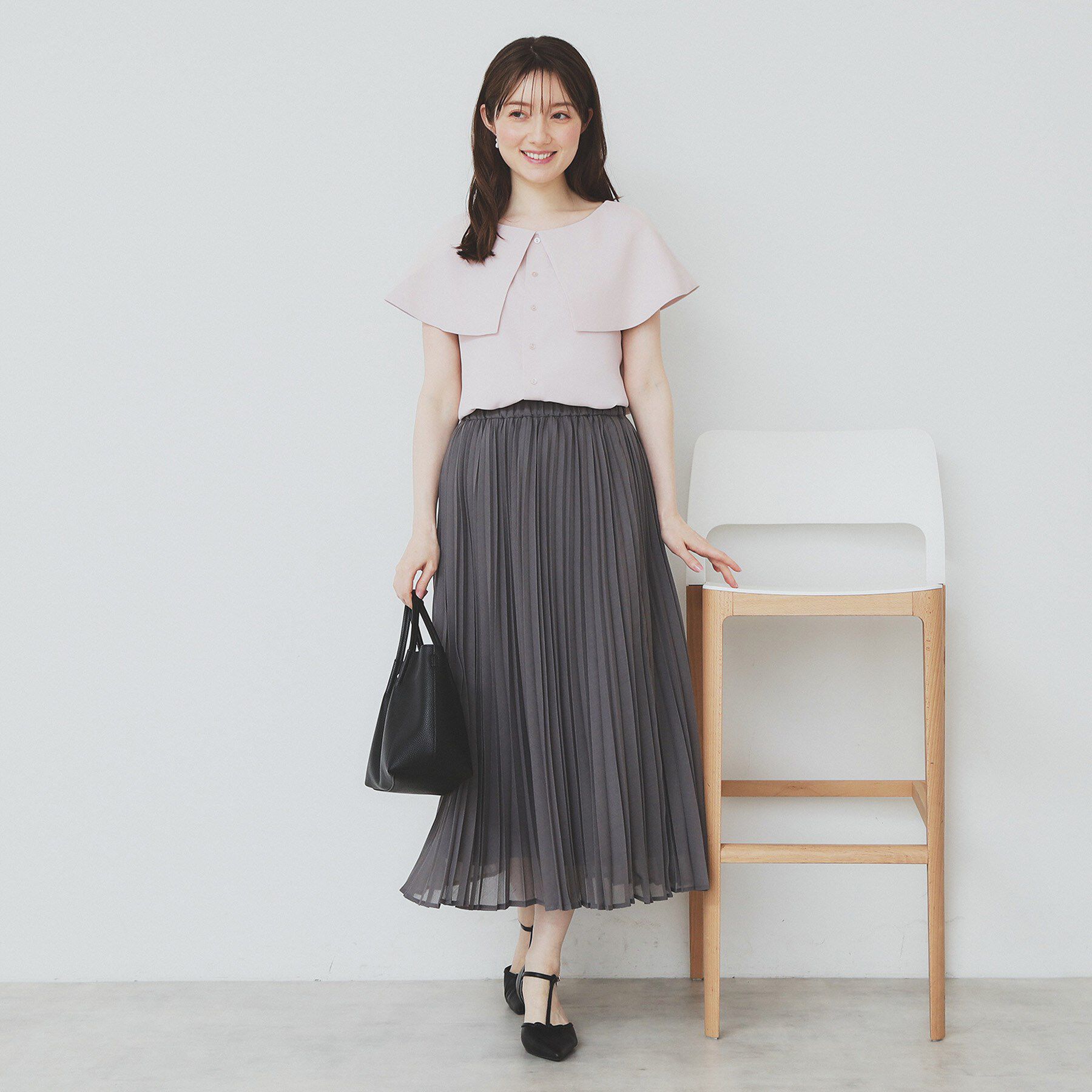 index「前後2wayオフショルカラーブラウス【洗濯機可】」|シャツ・ブラウス|