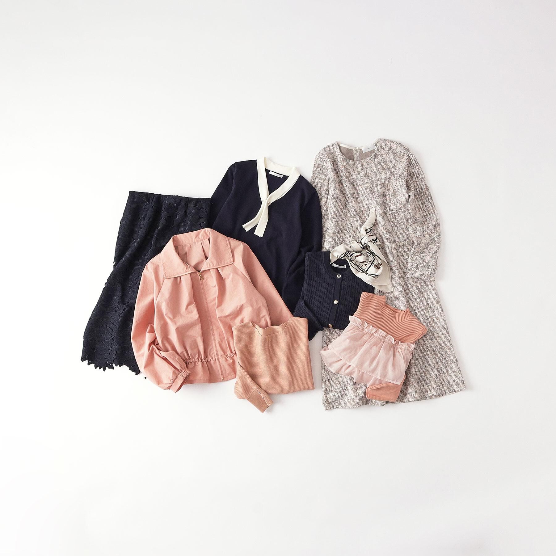 index「フラワーレースタイトスカート【洗濯機OK】」|スカート|