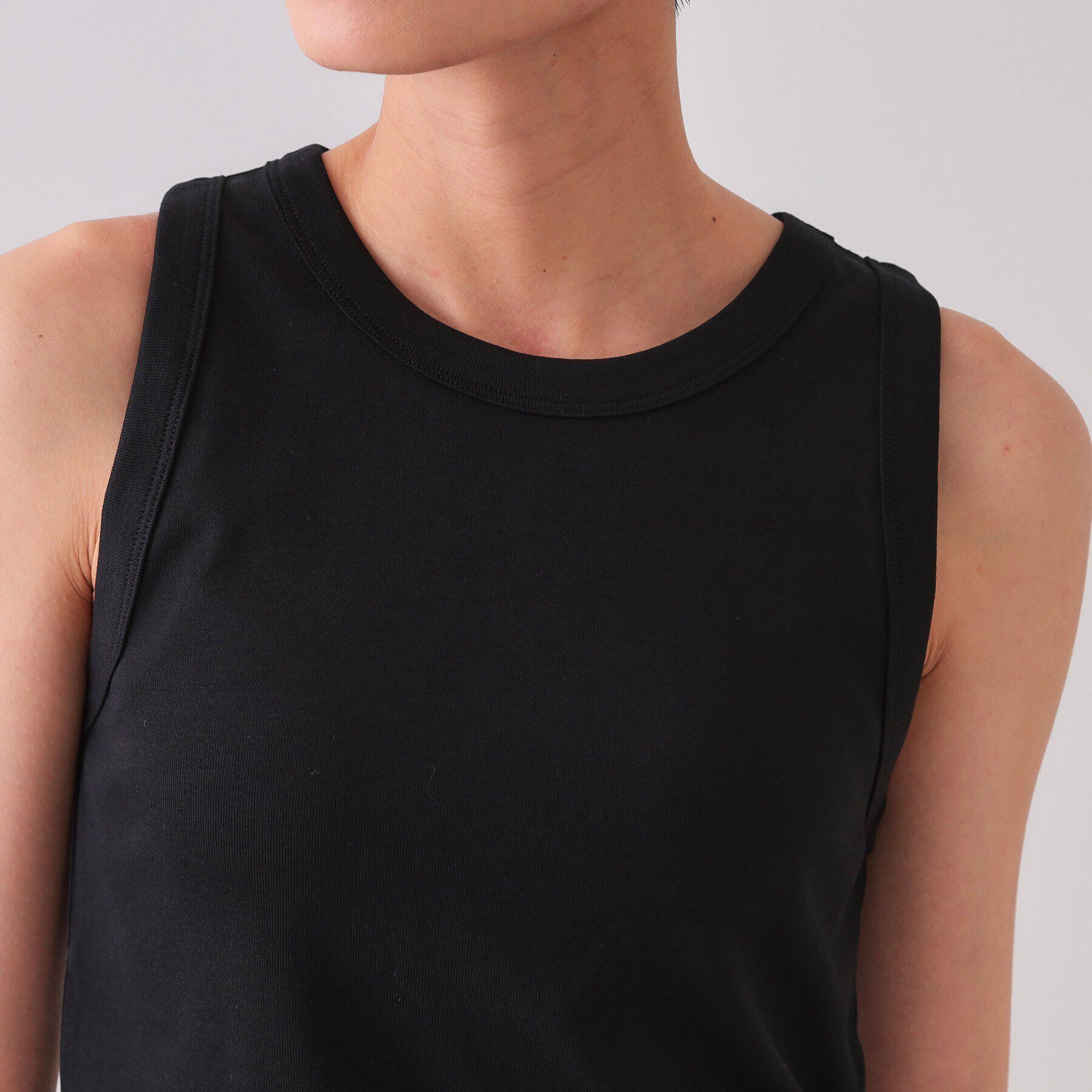 OPAQUE.CLIP「フライスアメリカンスリーブタンクトップ」|キャミソール|