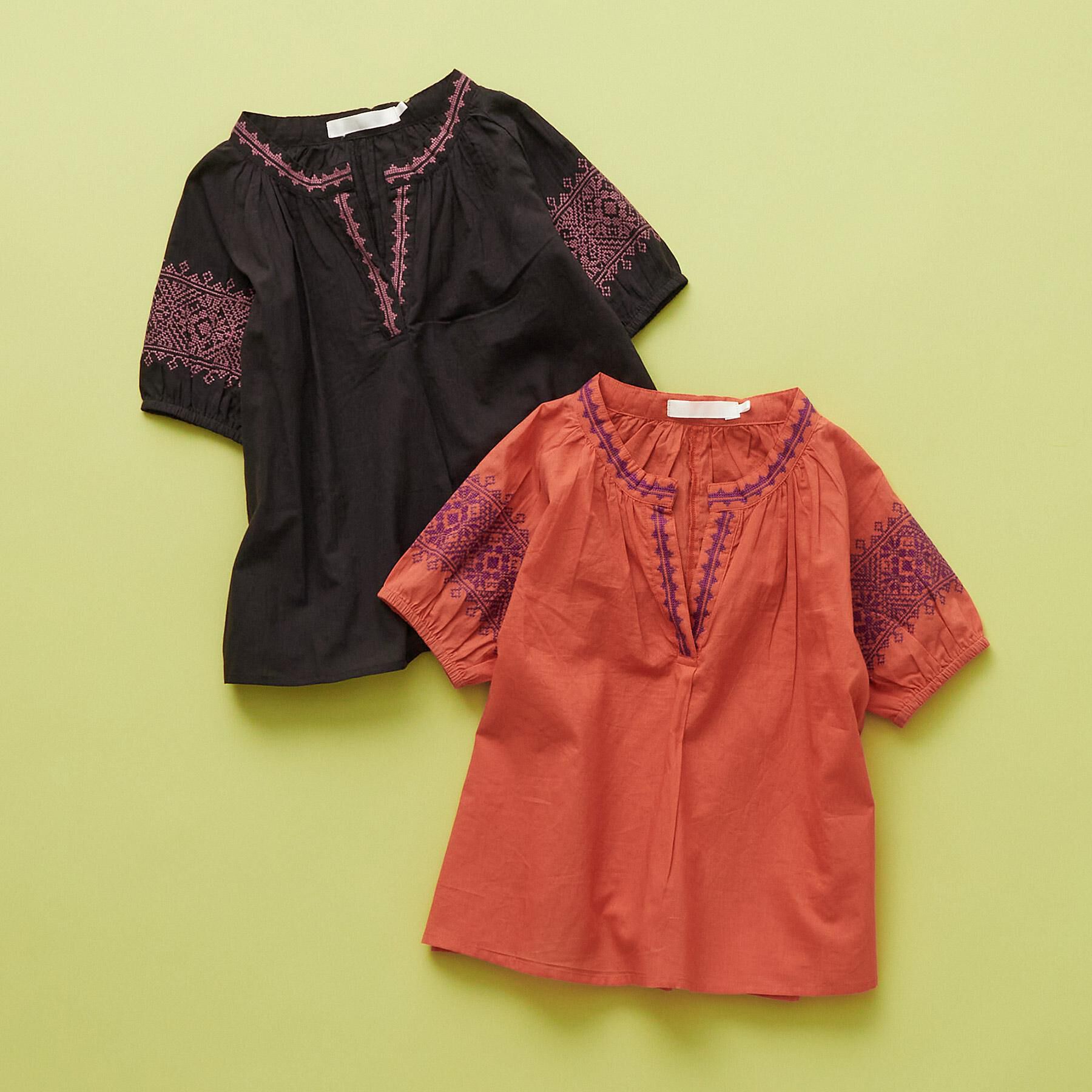 THE SHOP TK「【120-150】刺繍チュニックブラウス」|チュニック|