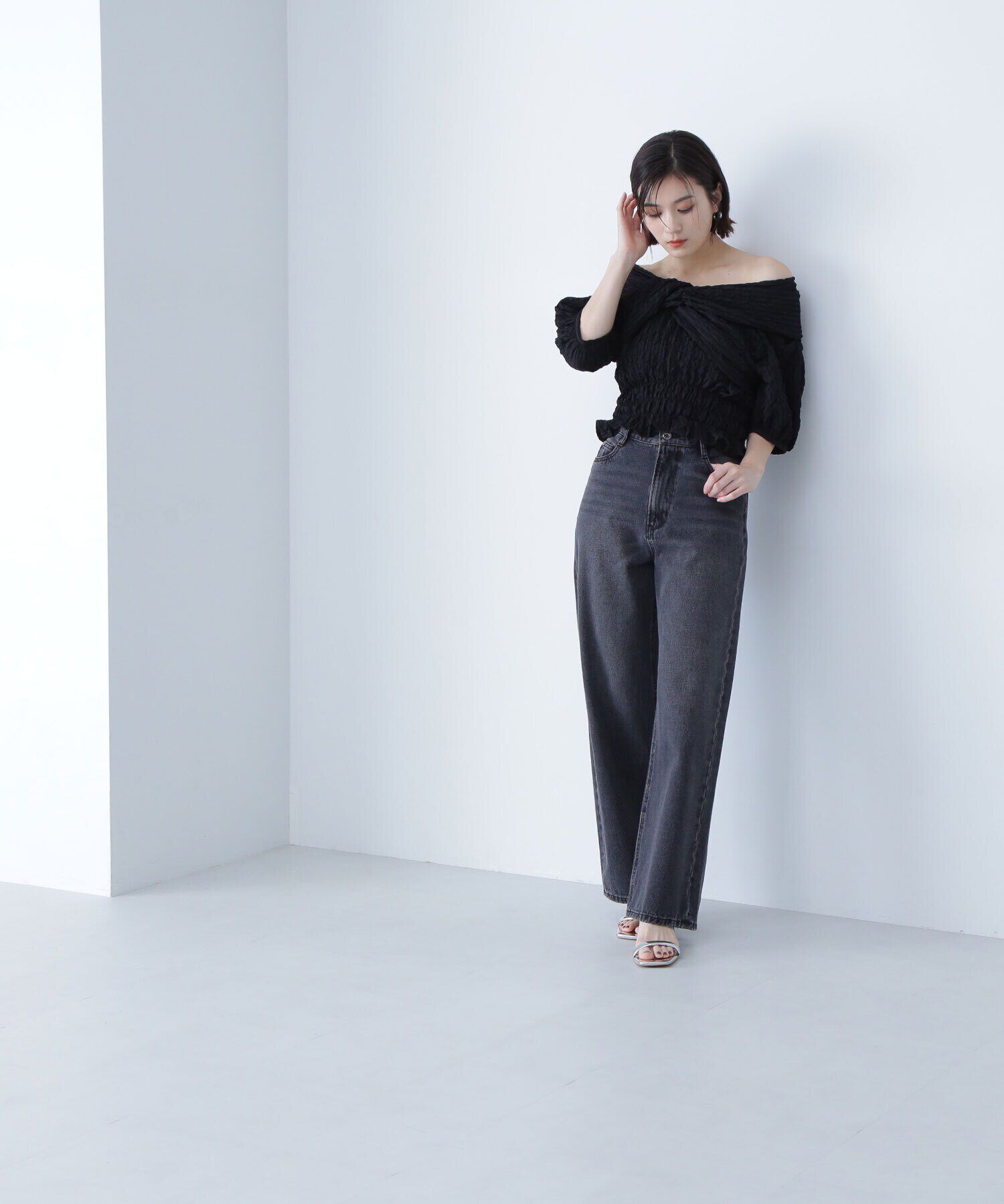  「クロスリボンブラウス」|シャツ・ブラウス|