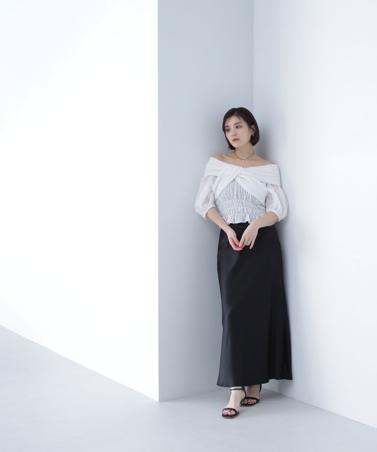  「クロスリボンブラウス」|シャツ・ブラウス|