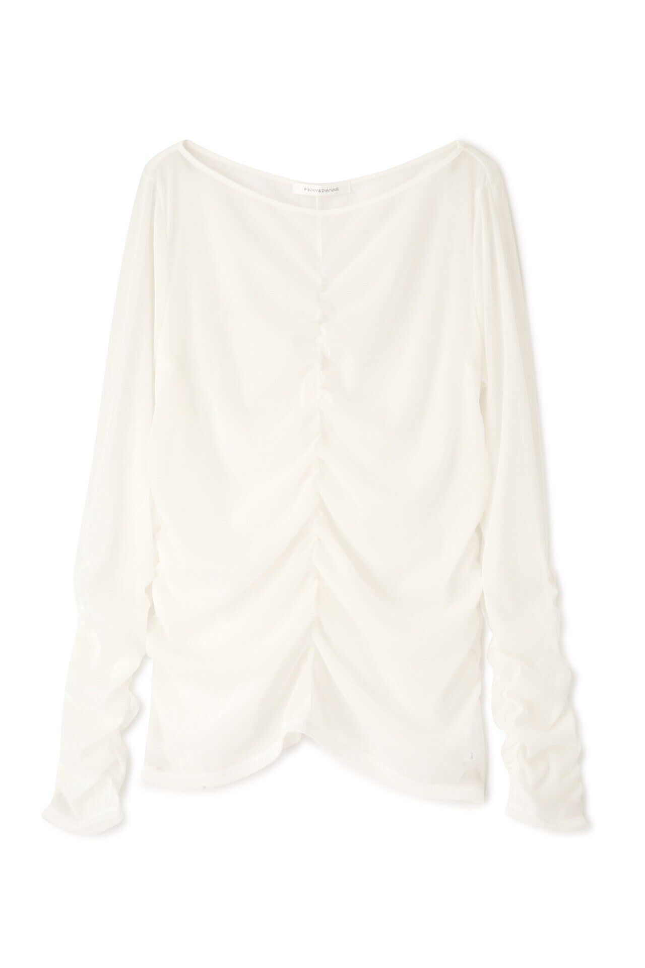  「◆シアーギャザーカットソー」|Tシャツ・カットソー|