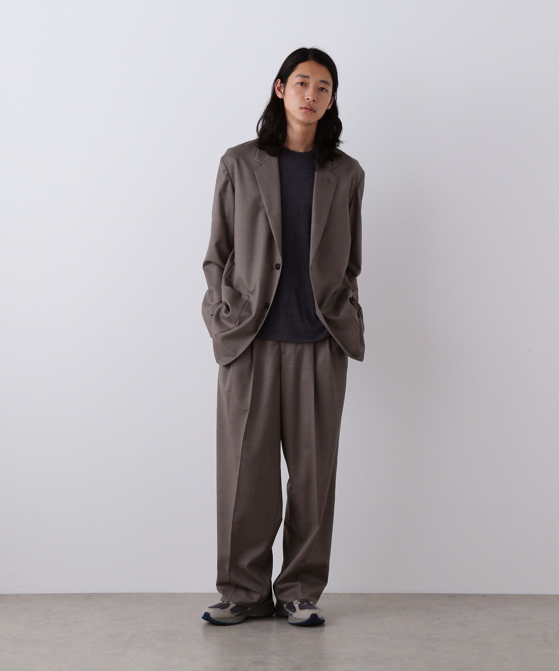 YLEVE 「YLEVE / SUPER120'S CHAMBRAY WOOL 3TACK TROUSERS」|その他|