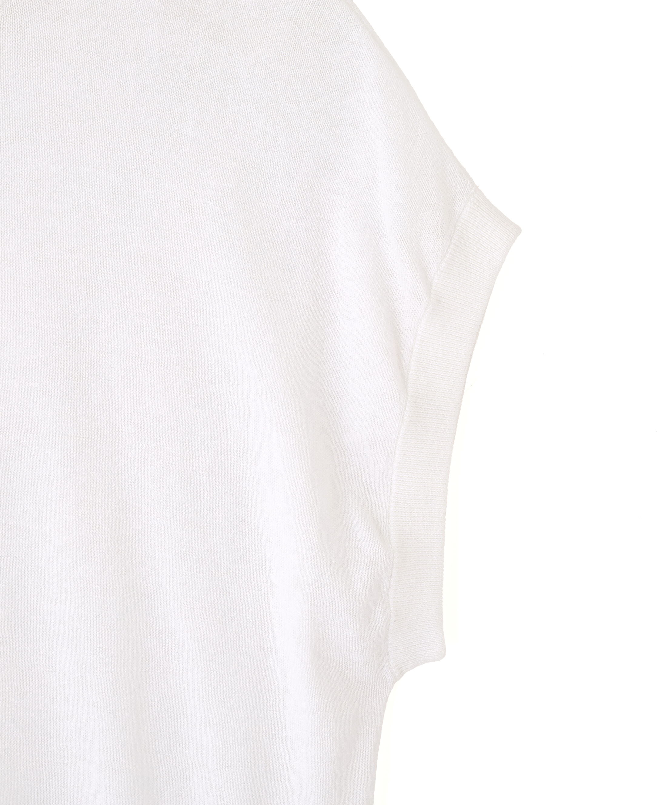 YLEVE 「YLEVE / COTTON LINEN KNIT ASYMMETRY PULLOVER」|ニット・セーター|