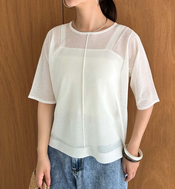 Doux archives「シアーニットアンサンブル」|カーディガン|