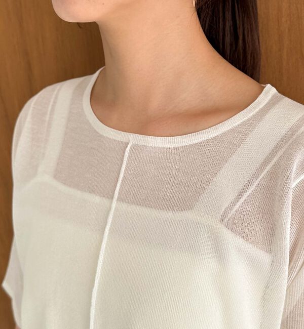 Doux archives「シアーニットアンサンブル」|カーディガン|