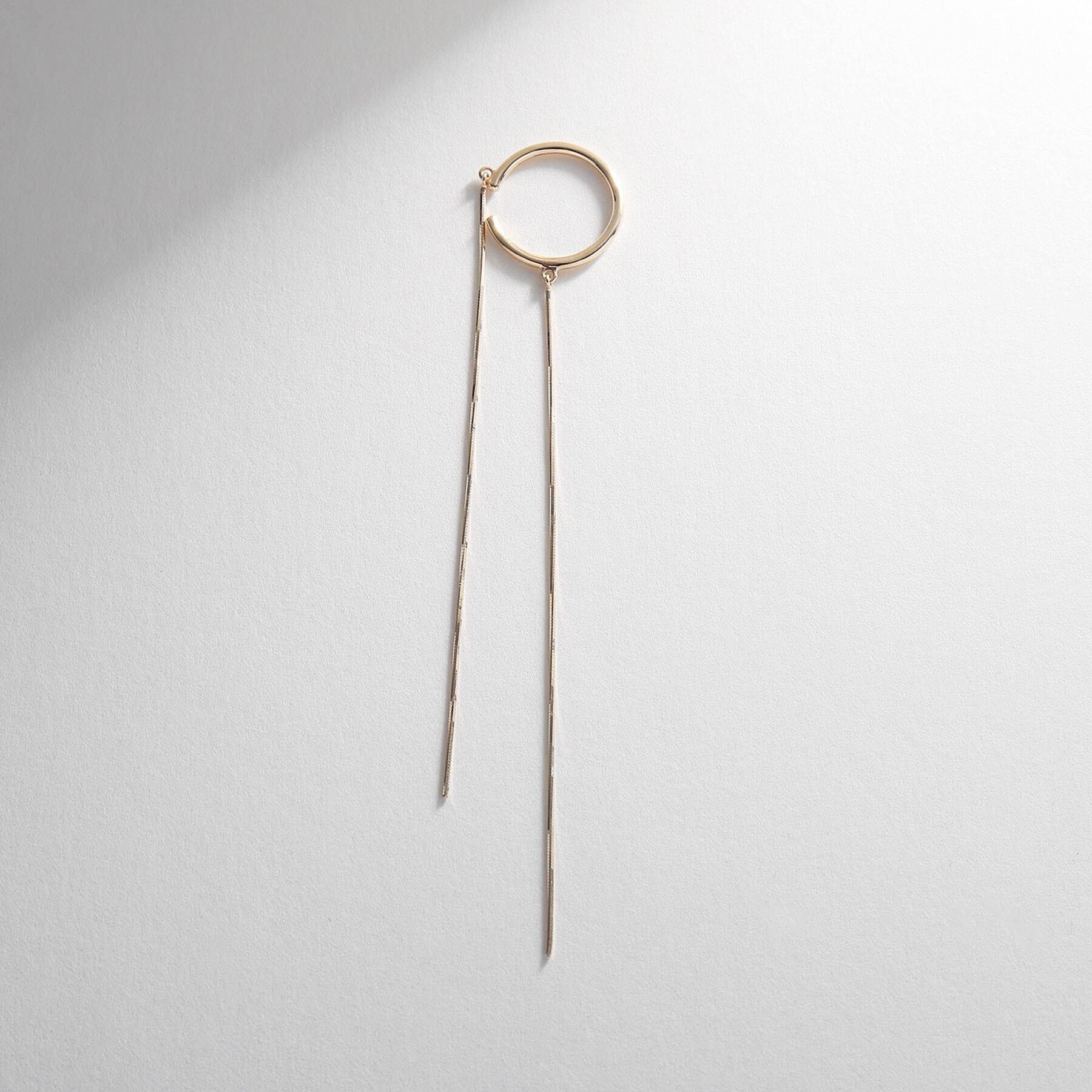 COCOSHNIK「K10コンパクトチェーン前後 イヤーカフ」|イヤーカフ|