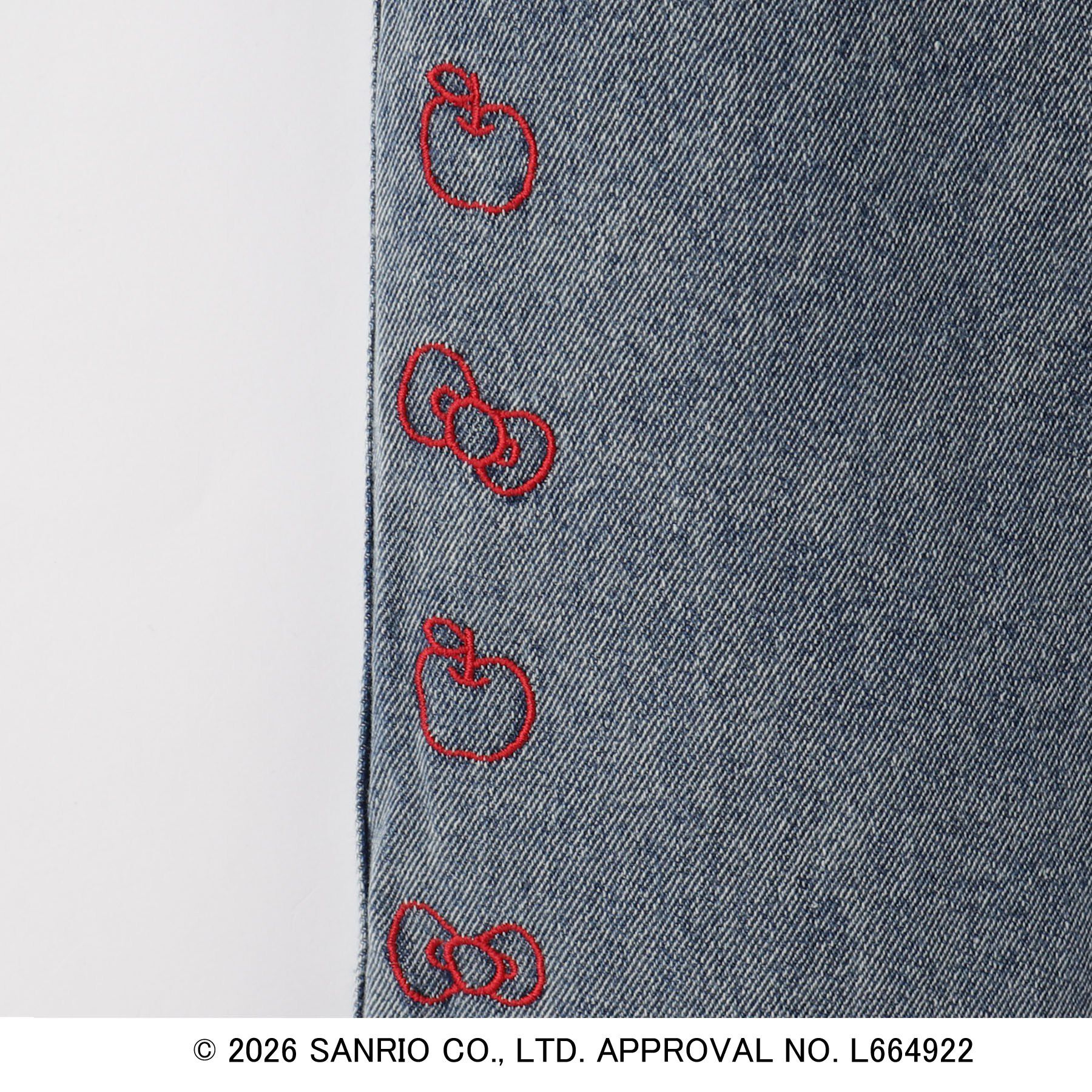 SHOO･LA･RUE「【サンリオキャラクターズ】ハローキティ刺繍デニム」|その他|