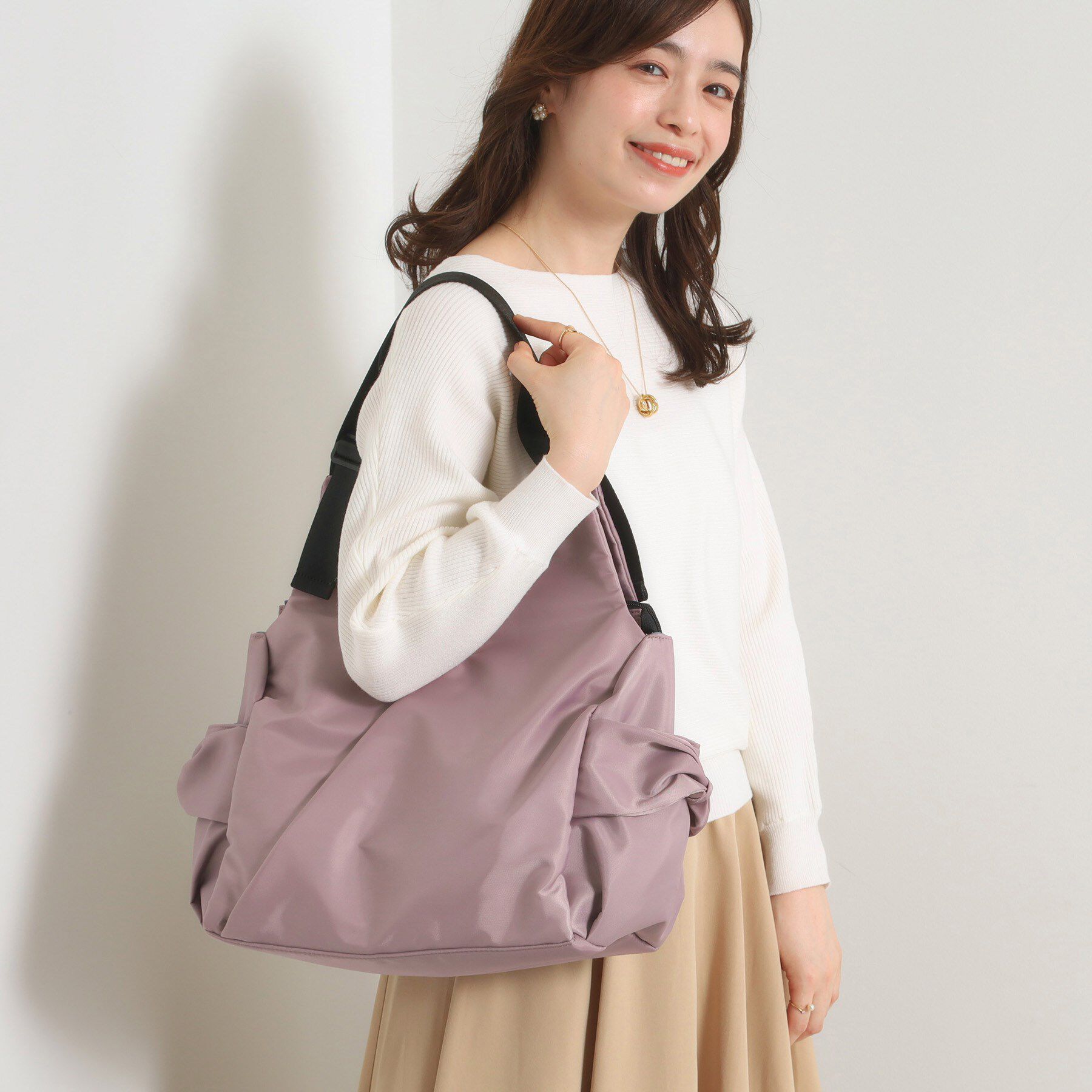 ITS&rsquo;DEMO「【撥水／11ポケット】リボンモチーフマザーズトート」|トートバッグ|