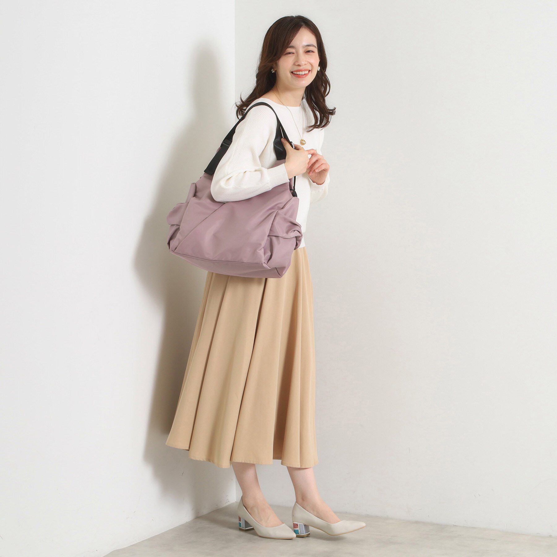 ITS&rsquo;DEMO「【撥水／11ポケット】リボンモチーフマザーズトート」|トートバッグ|