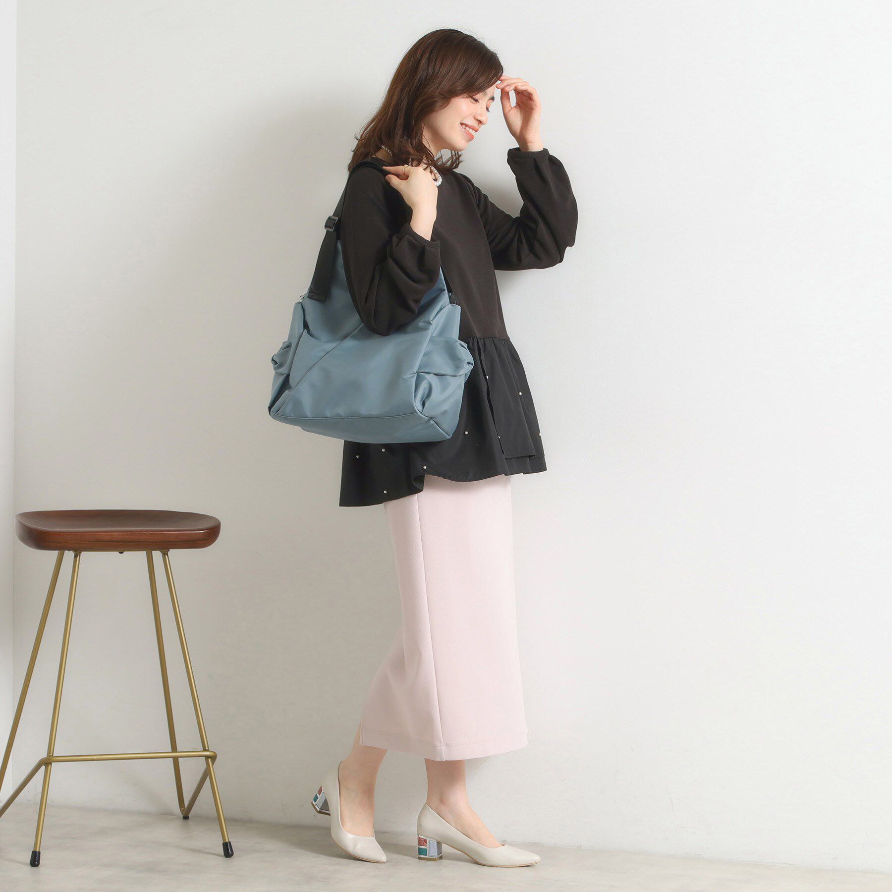 ITS&rsquo;DEMO「【撥水／11ポケット】リボンモチーフマザーズトート」|トートバッグ|