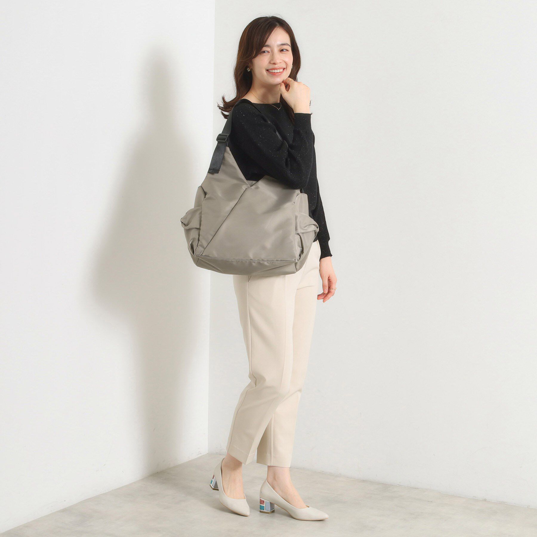 ITS&rsquo;DEMO「【撥水／11ポケット】リボンモチーフマザーズトート」|トートバッグ|