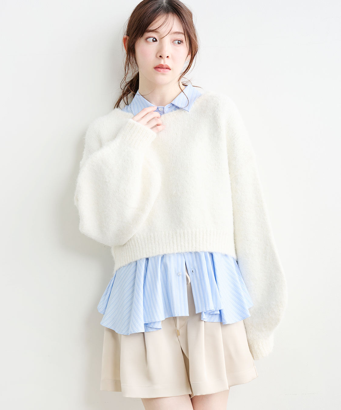 COCO DEAL「サテンタックショートパンツ」|その他|